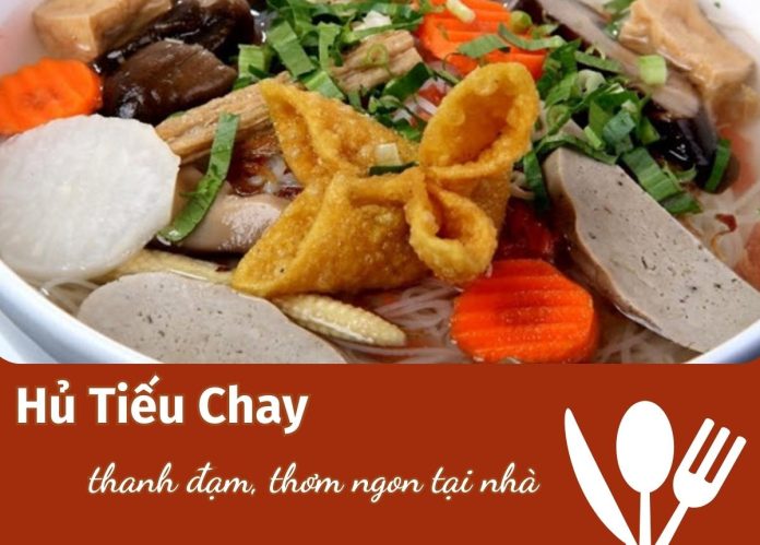 Cách nấu hủ tiếu chay đơn giản tại nhà