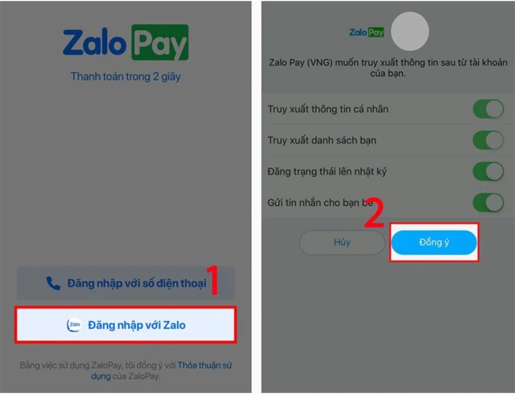 Hướng dẫn đăng ký ZaloPay bằng số tài khoản Zalo