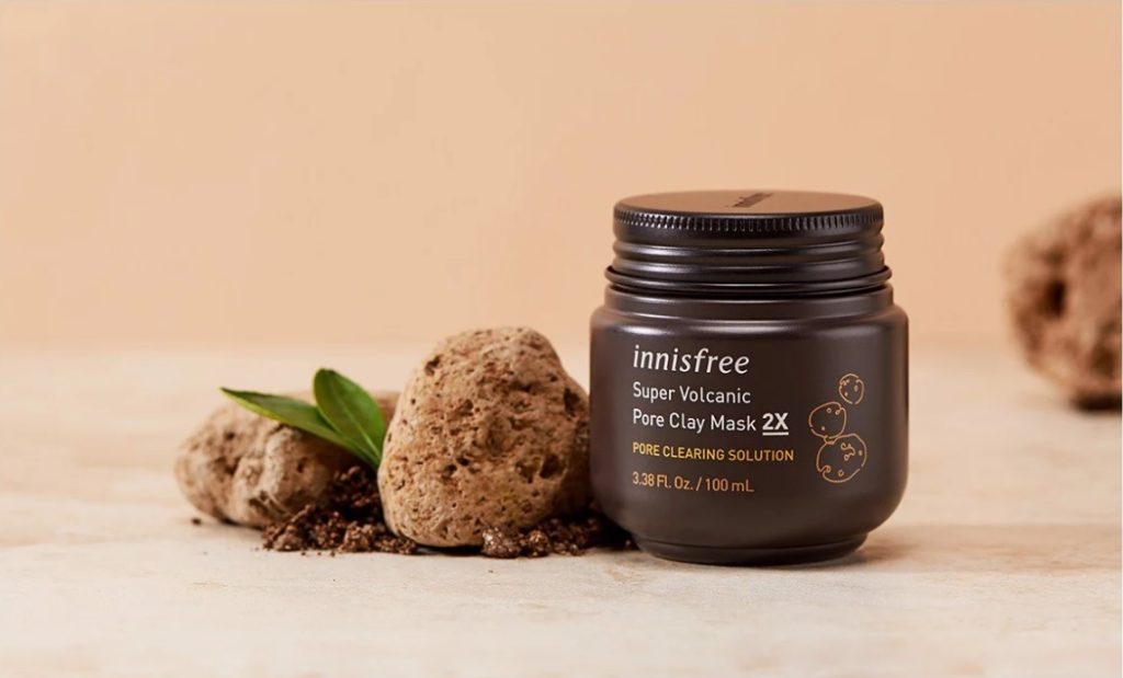 Mặt nạ đất sét tro núi lửa Innisfree