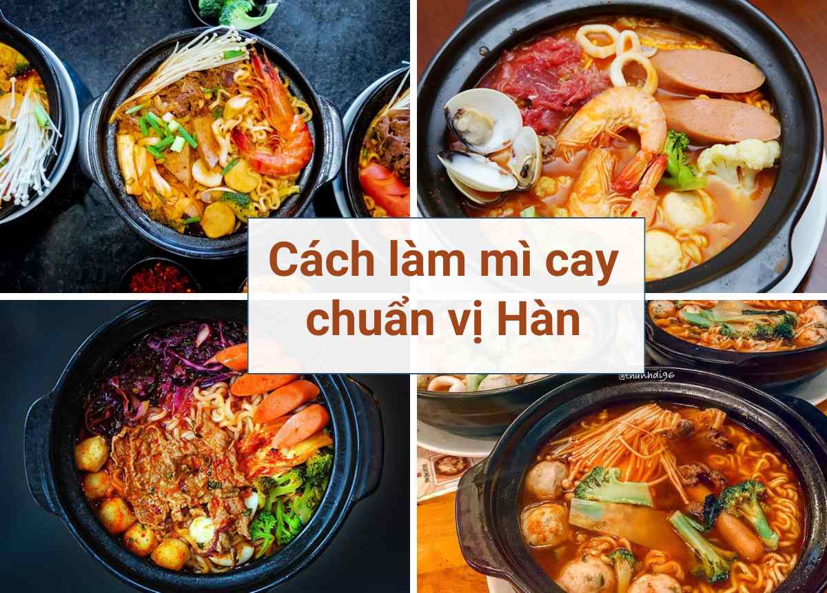 cách nấu mì cay