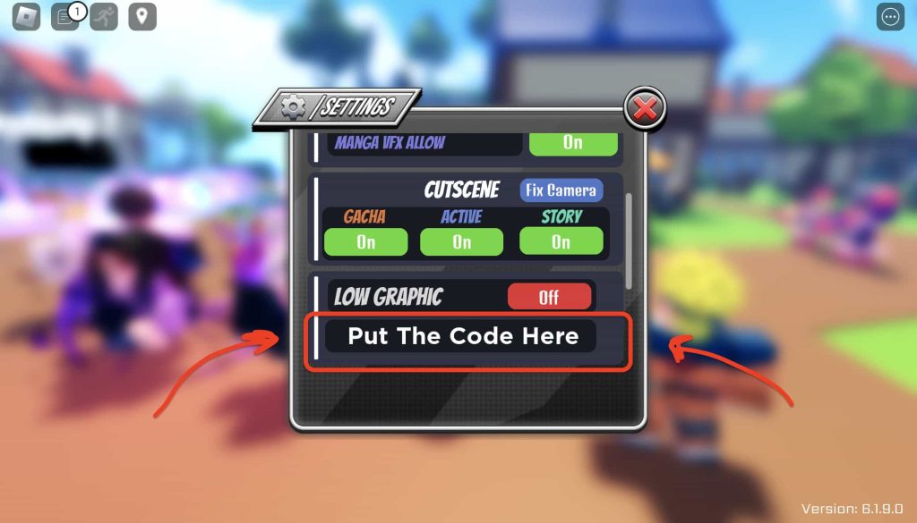 Nhập code vào vùng trống, lưu ý nhập chính xác các ký tự có trong code