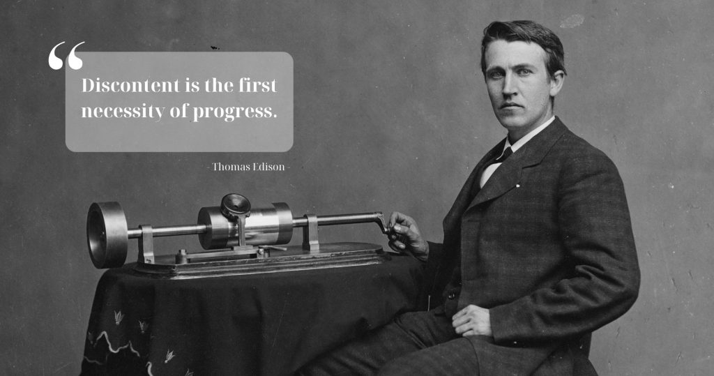 Thomas Edison câu nói bất hủ