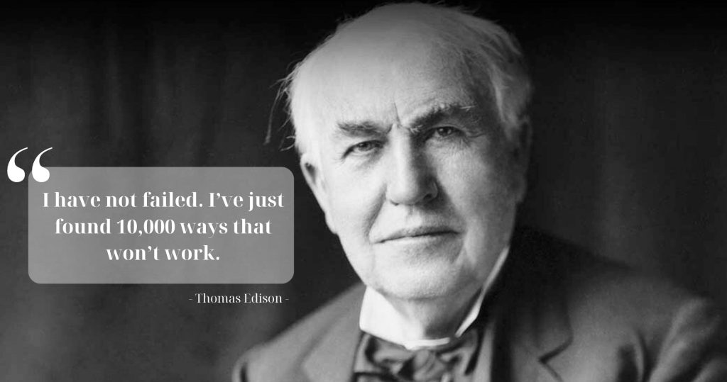 Những câu nói hay của Thomas Edison