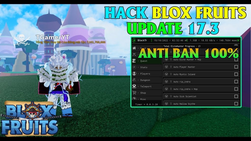 Đảm bảo thiết bị đủ bộ nhớ để tải Hack Blox Fruit thành công
