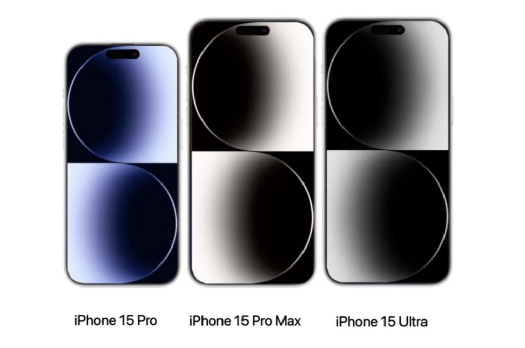 Sự khác nhau về kích thước giữa iPhone 15, 15 Pro và Ultra