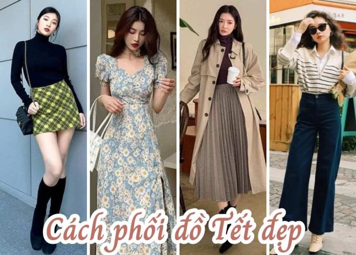 phối đồ tết