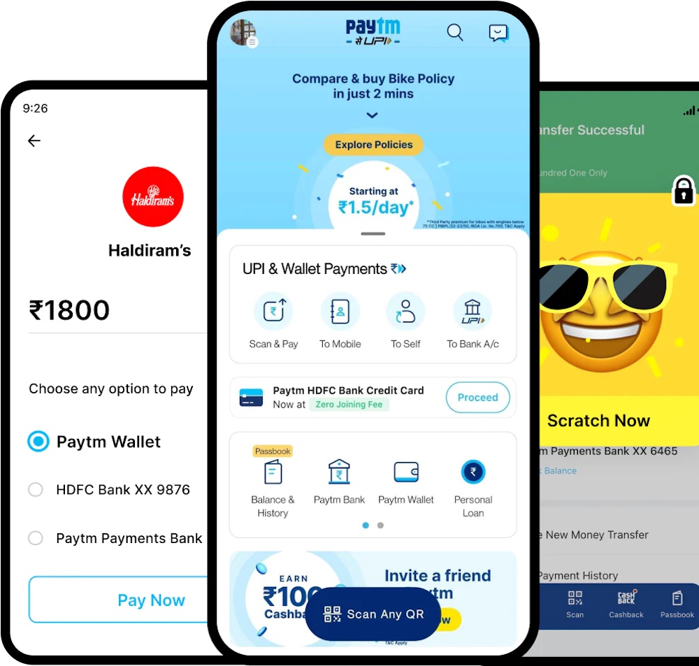 Quét mã QR bằng ví điện tử Paytm là một lựa chọn khá phổ biến