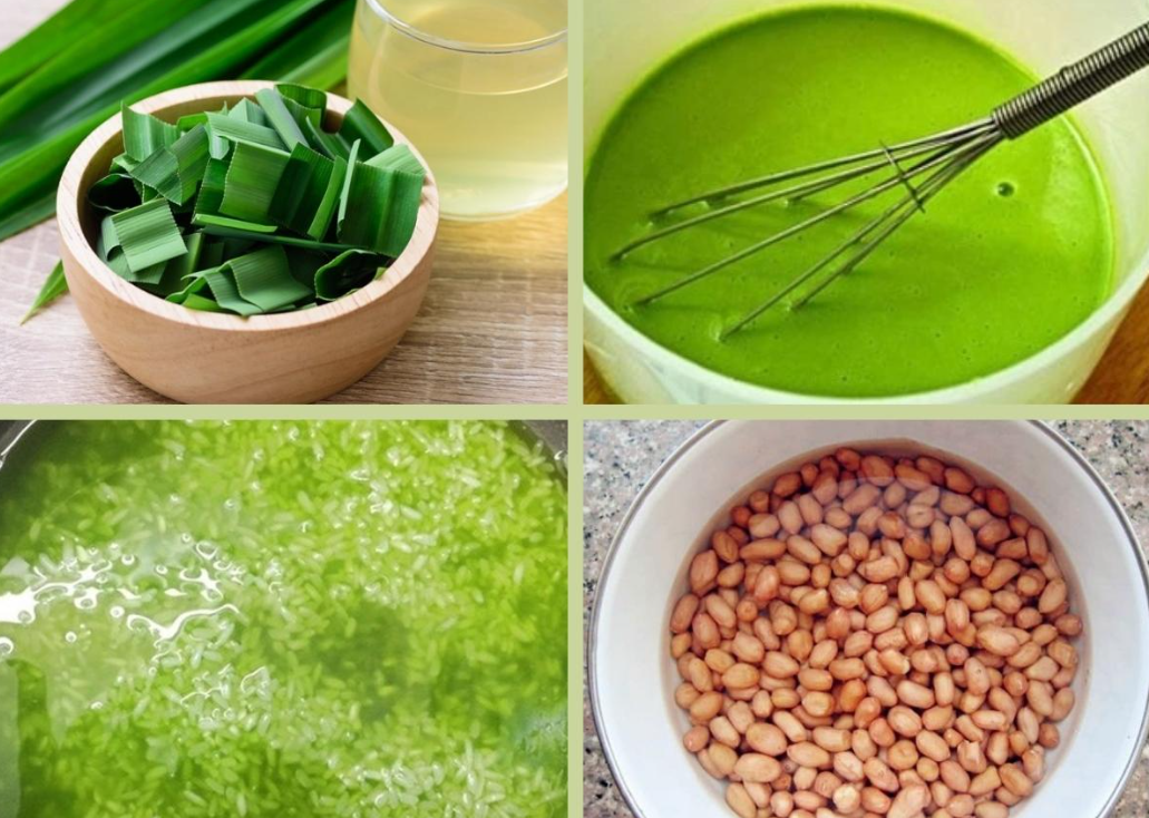 Sơ chế nguyên liệu nấu xôi