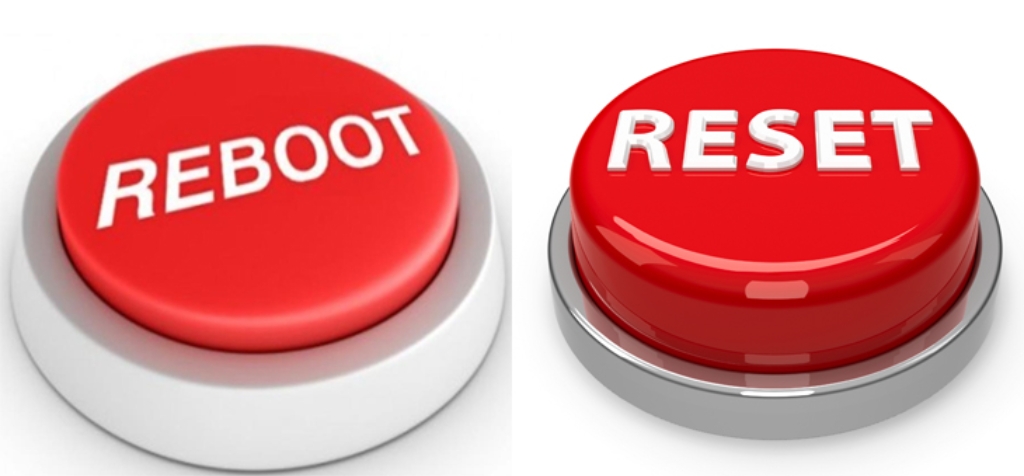 Reboot và reset là 2 khái niệm hoàn toàn khác nhau 