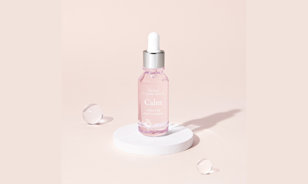 Serum rau má 9Wishes Calm Ampule làm dịu da mụn