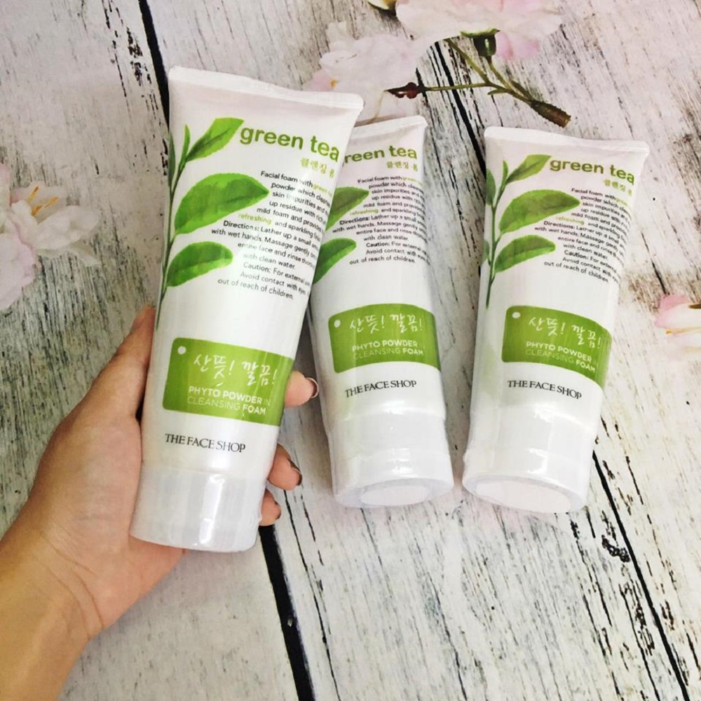 Sữa rửa mặt Green tea của The Face Shop