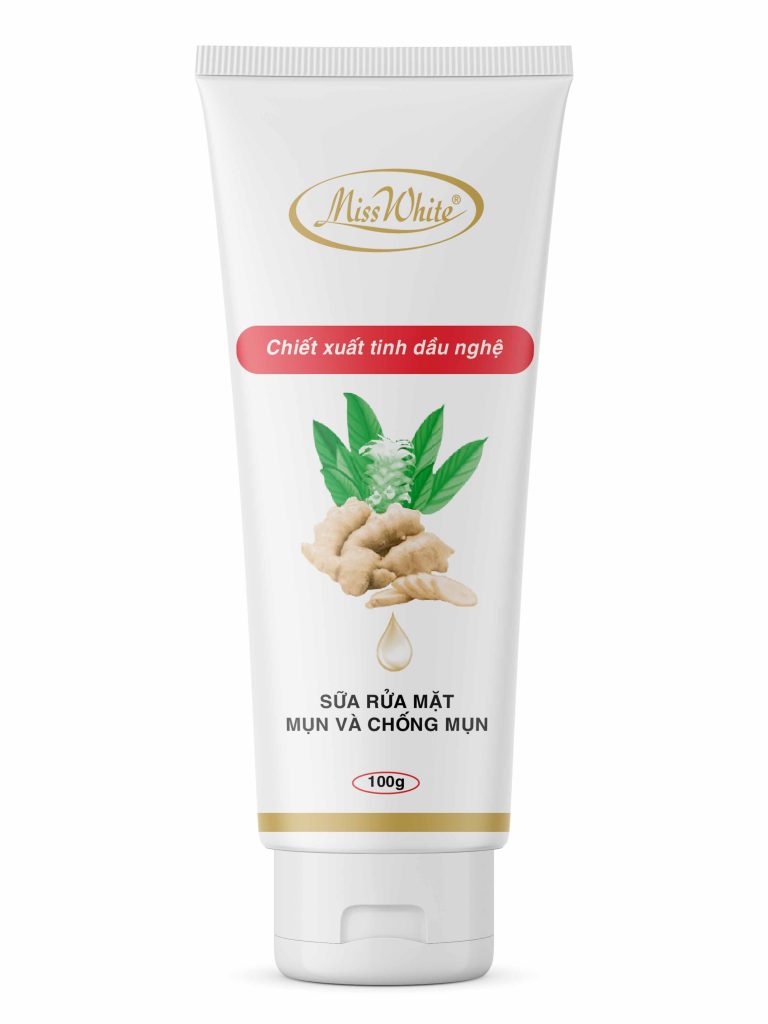 Sữa rửa mặt nghệ trị mụn Miss White