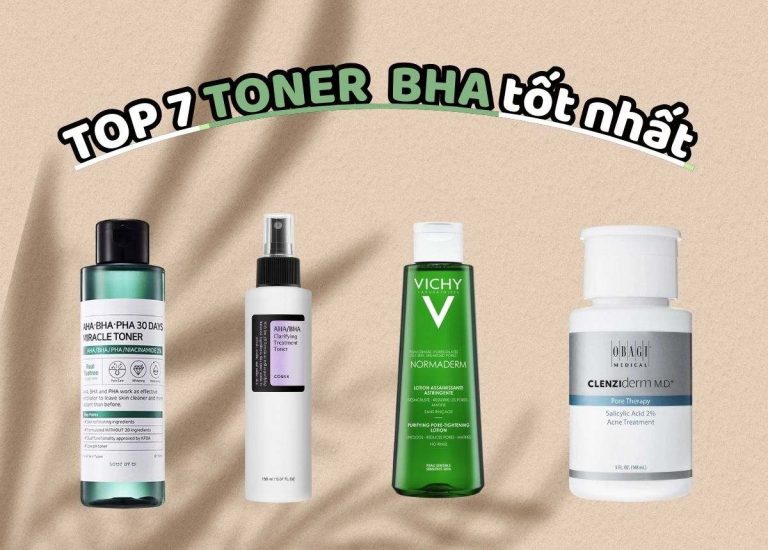 TOP 7 Toner chứa BHA tốt nhất cho da dầu mụn hiện nay