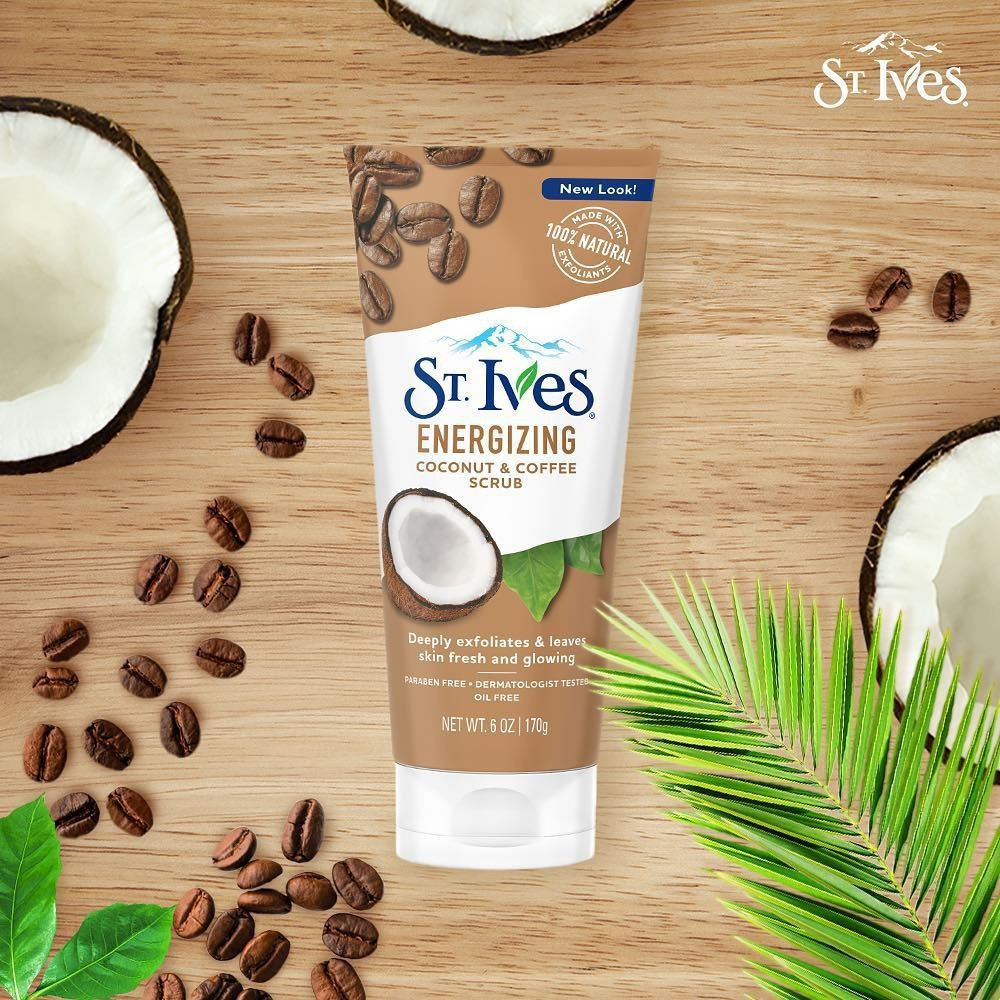 Tẩy da chết cho da khô giá bình dân St.ives cho da khô – Coconut & Coffee Scrub