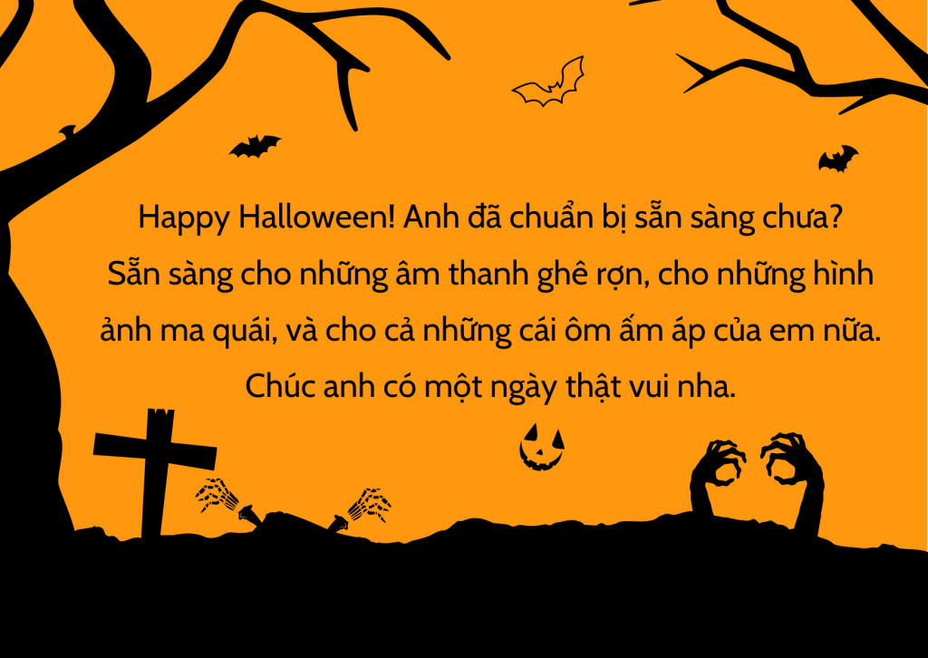 Stt thả thính Halloween cho các cặp đôi