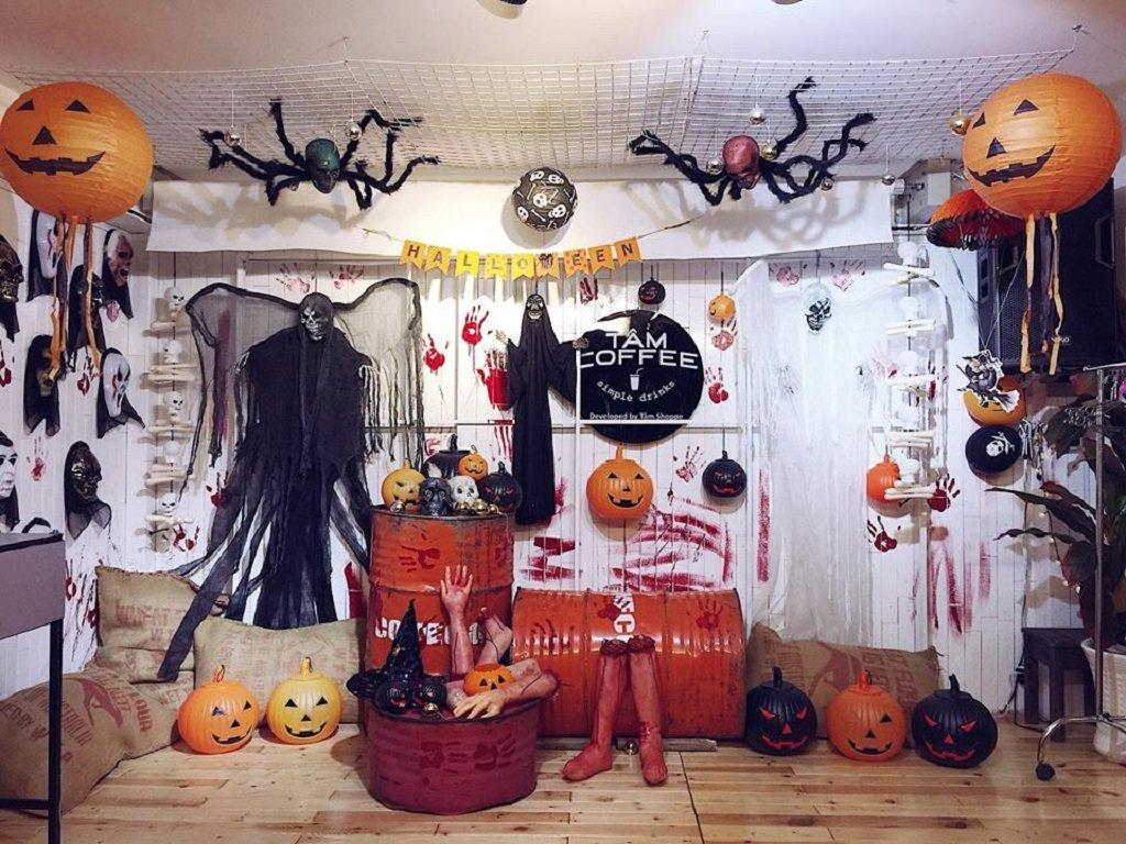 Chiêu Cafe - Quán cà phê trang trí Halloween ma quái