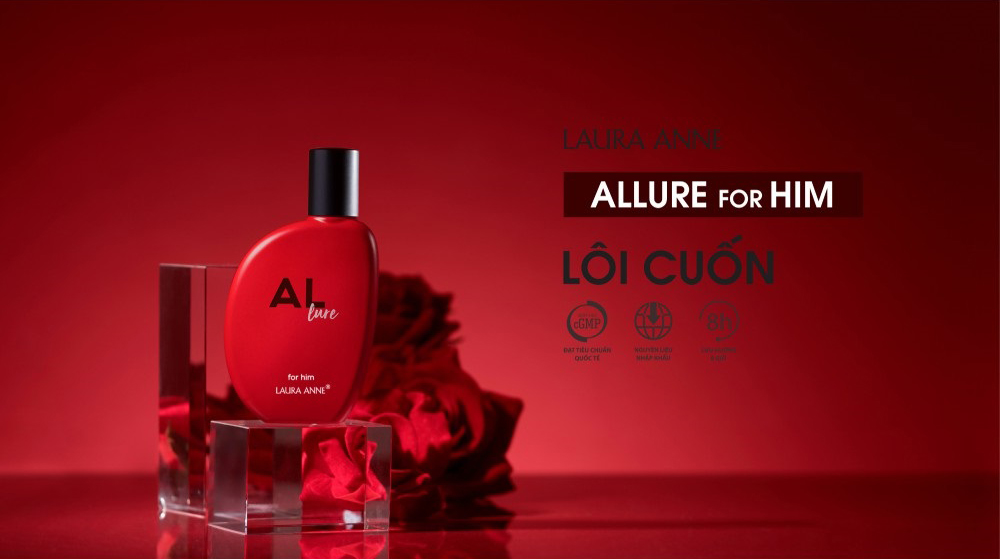 Nước hoa phái mạnh thơm ngát lâu Laura Anne Allure For Him