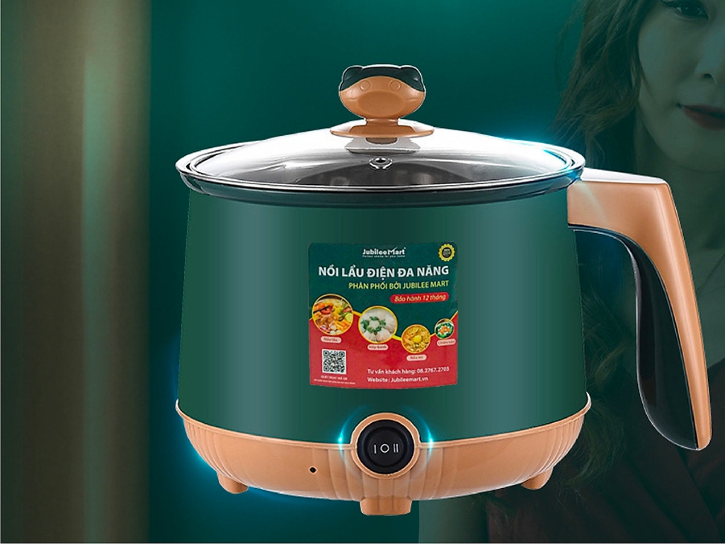 Nồi lẩu điện đa năng Jubilee Mart chống nhiệt, chống bỏng
