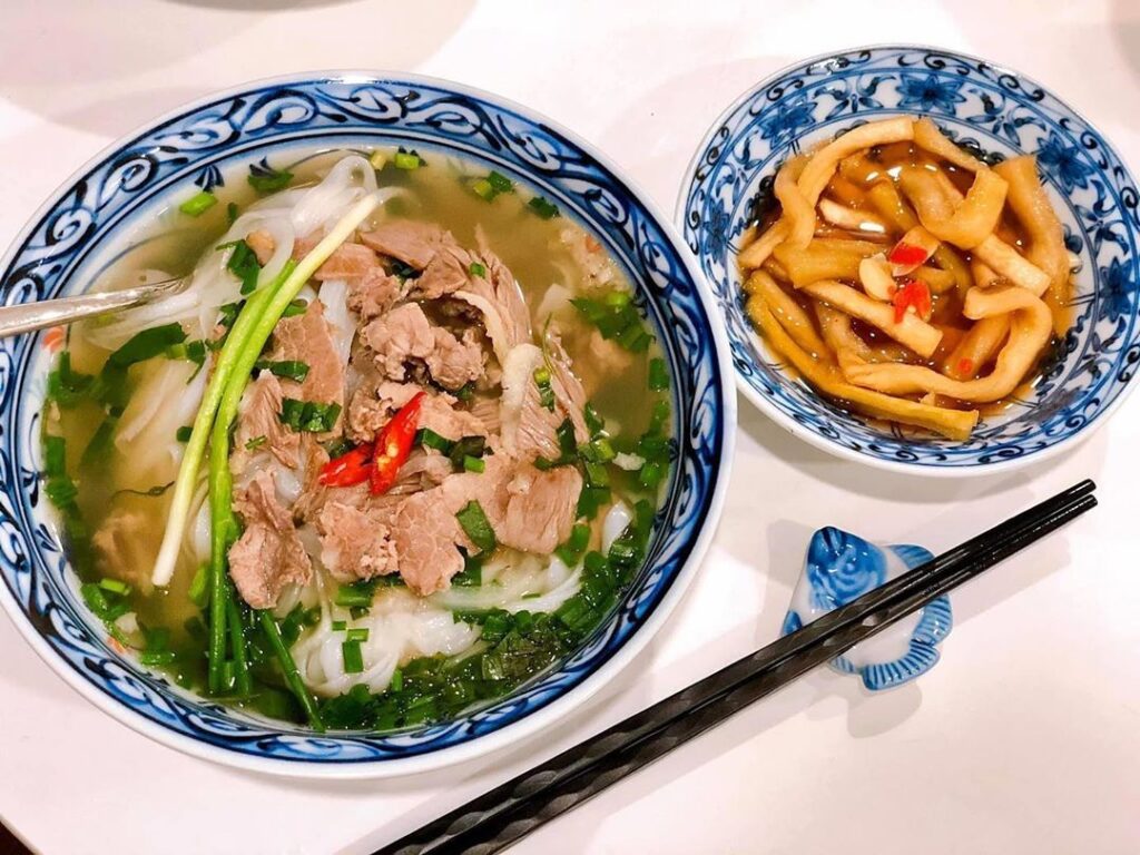 Thành phần dinh dưỡng của phở