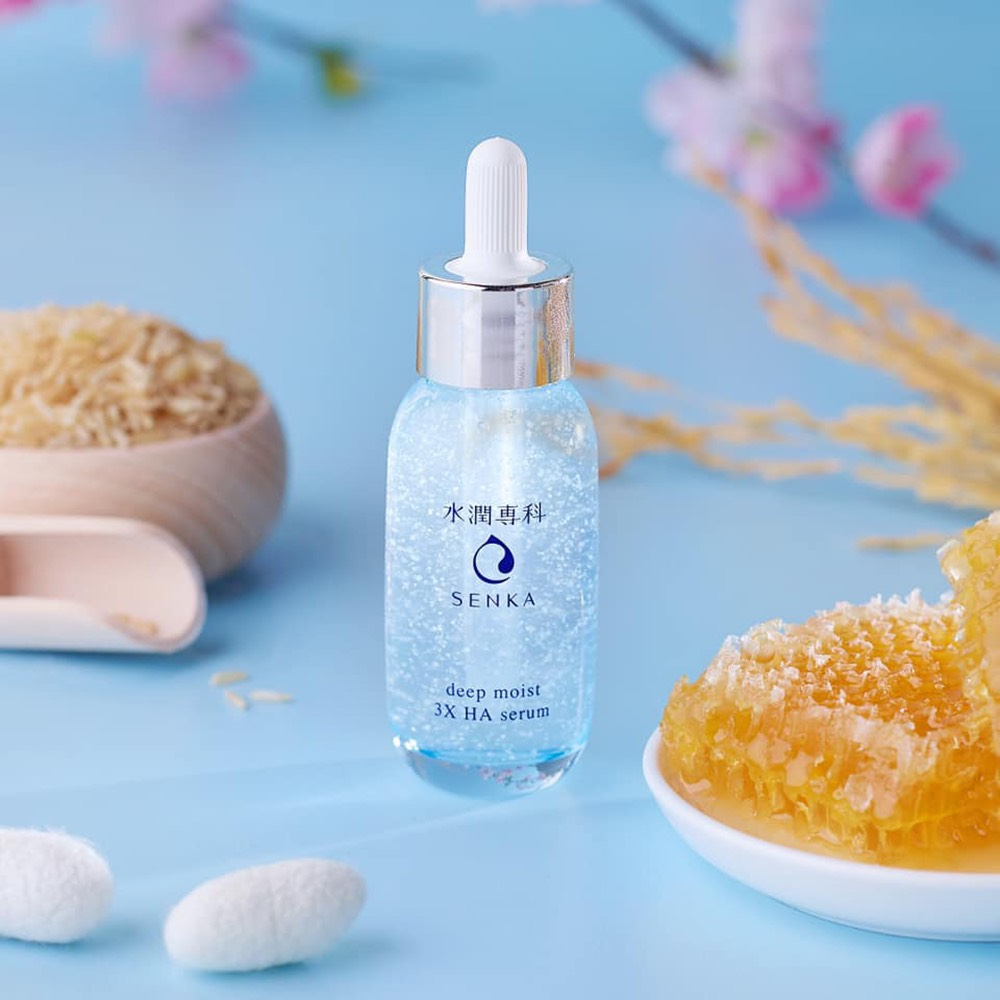 Serum dưỡng ẩm cho da khô giá bình dân Senka Deep Moist 3X HA