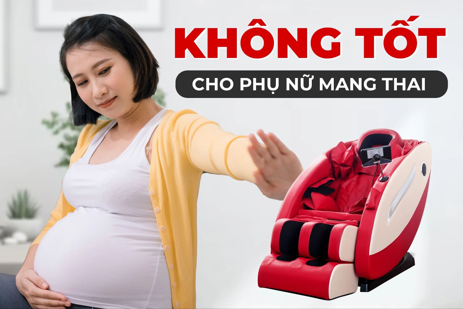 Những ai không nên ngồi ghế massage
