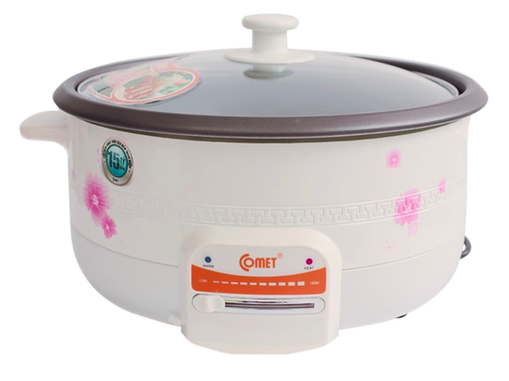 COMET CM7731 - Nồi lẩu mini từ nhựa ABS bền bỉ