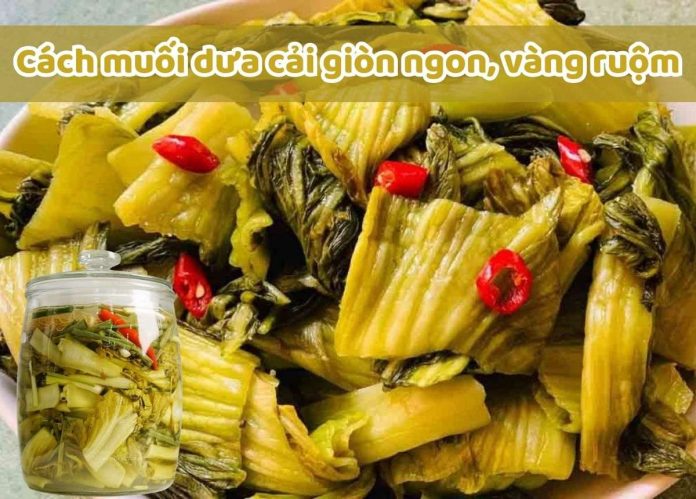 cách muối dưa cải