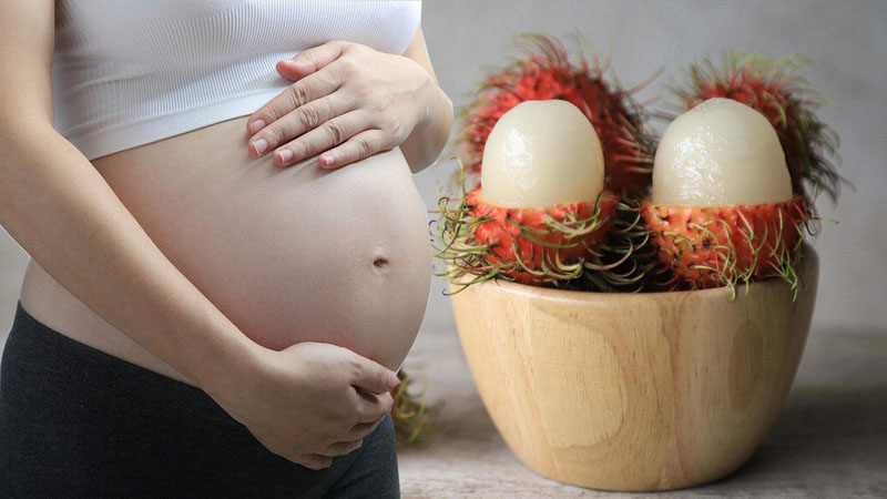 Lợi ích của chôm chôm đối với mẹ bầu