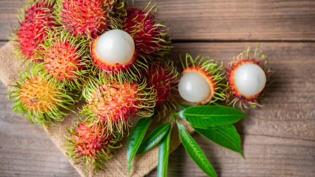 Chôm chôm có vị ngọt thanh