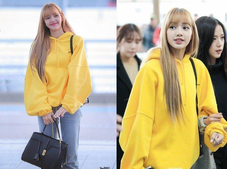 Phối áo hoodie chuẩn như Lisa