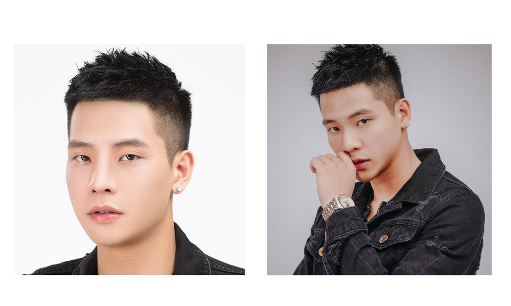 Kiểu tóc Mohican cho nam mặt tròn béo