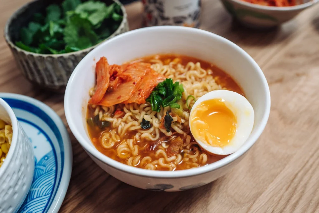 Mì tôm có hàm lượng carbohydrate cao