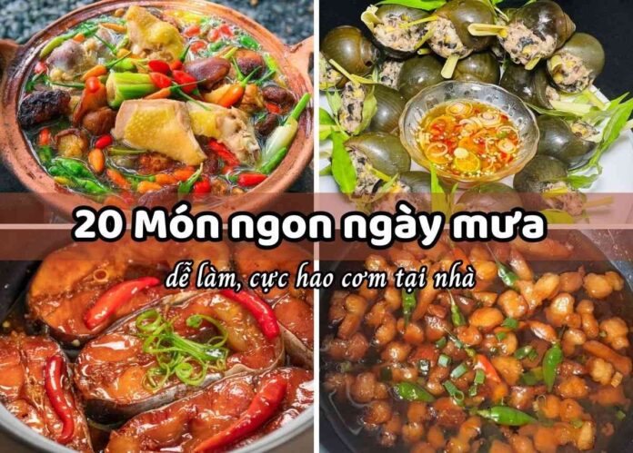 món ngon ngày mưa