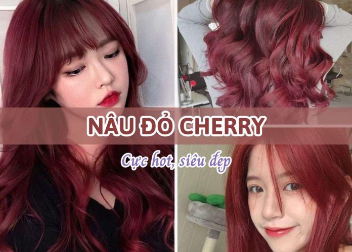 nâu đỏ cherry