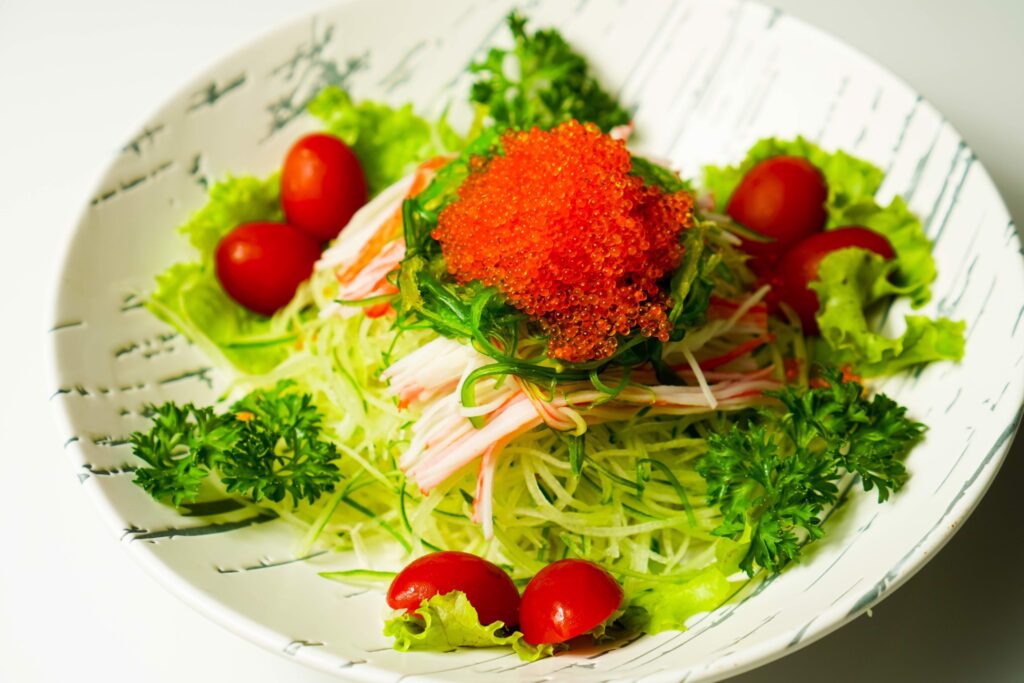 nộm rong biển thanh cua