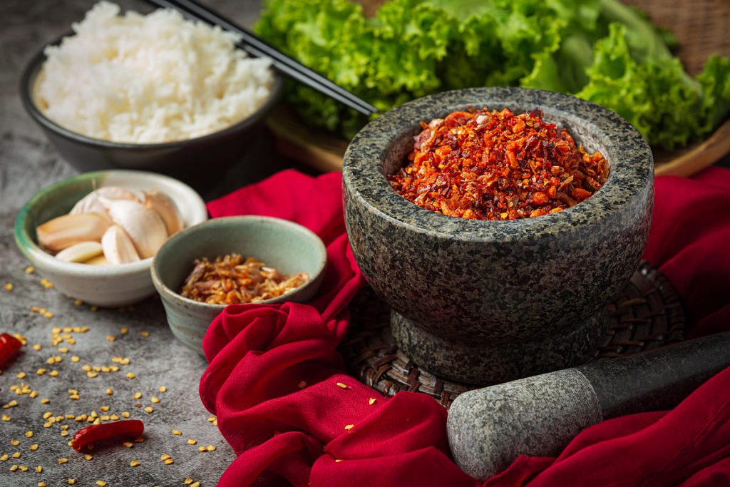 thêm vị cay vào món ăn