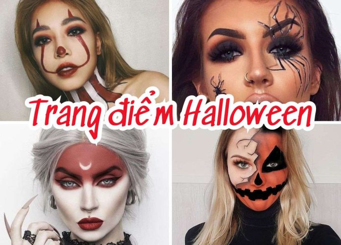 trang điểm halloween
