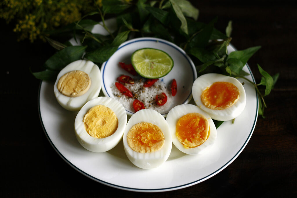 trứng chứa đựng nhiều protein