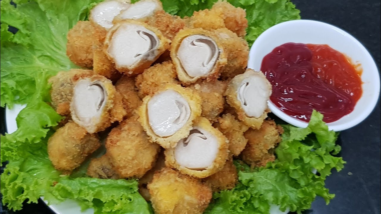 nấm rơm nấu món gì ngon - nấm rơm chiên xù