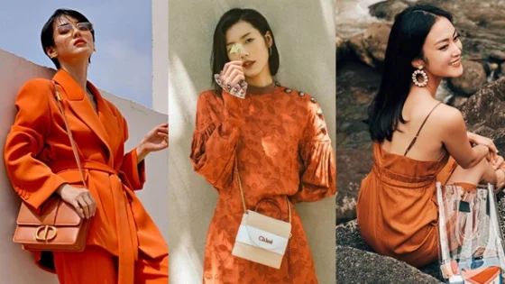 Mệnh Hỏa hợp mặc đồ màu cam