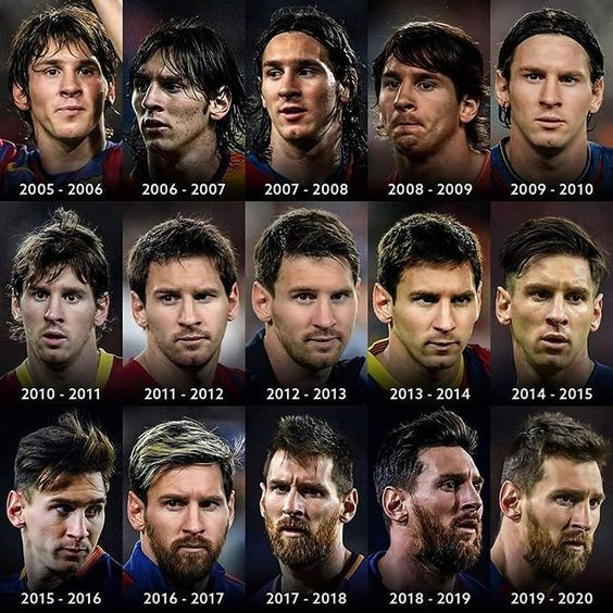 Tổng hợp các kiểu tóc cực điển trai khác của cầu thủ Lionel Messi