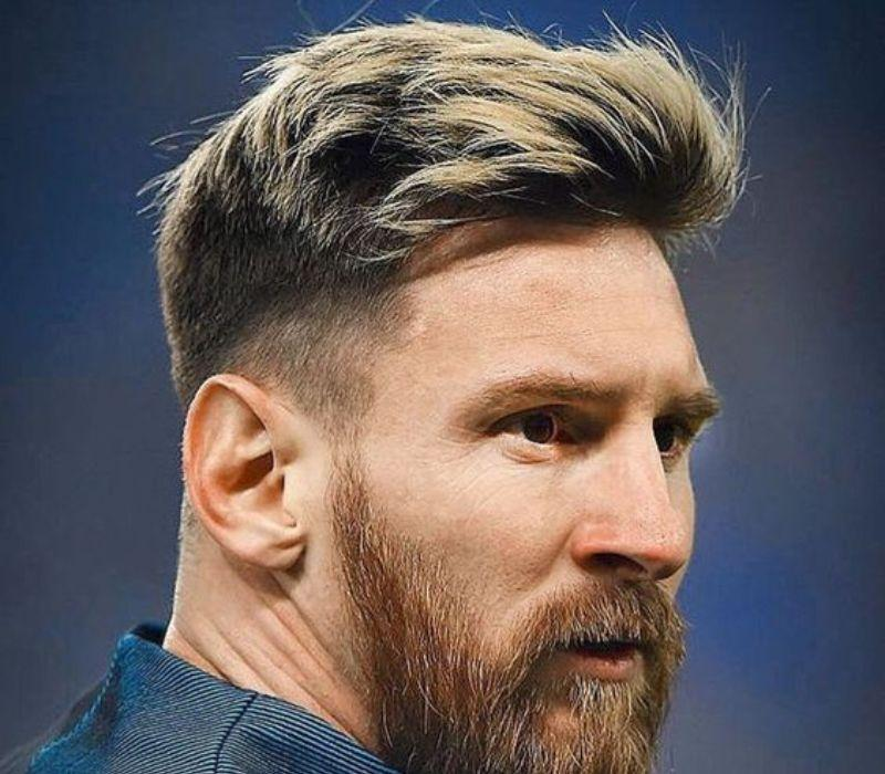 Kiểu tóc của Messi - vuốt ngược