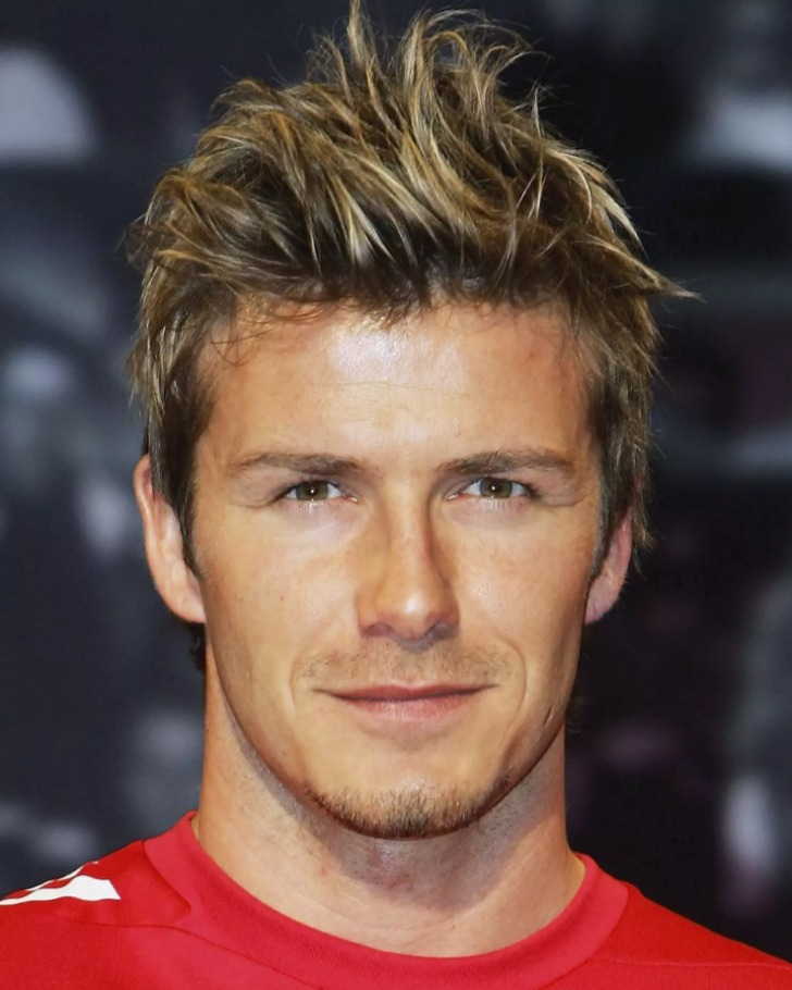 Kiểu tóc "mào gà" của david beckham
