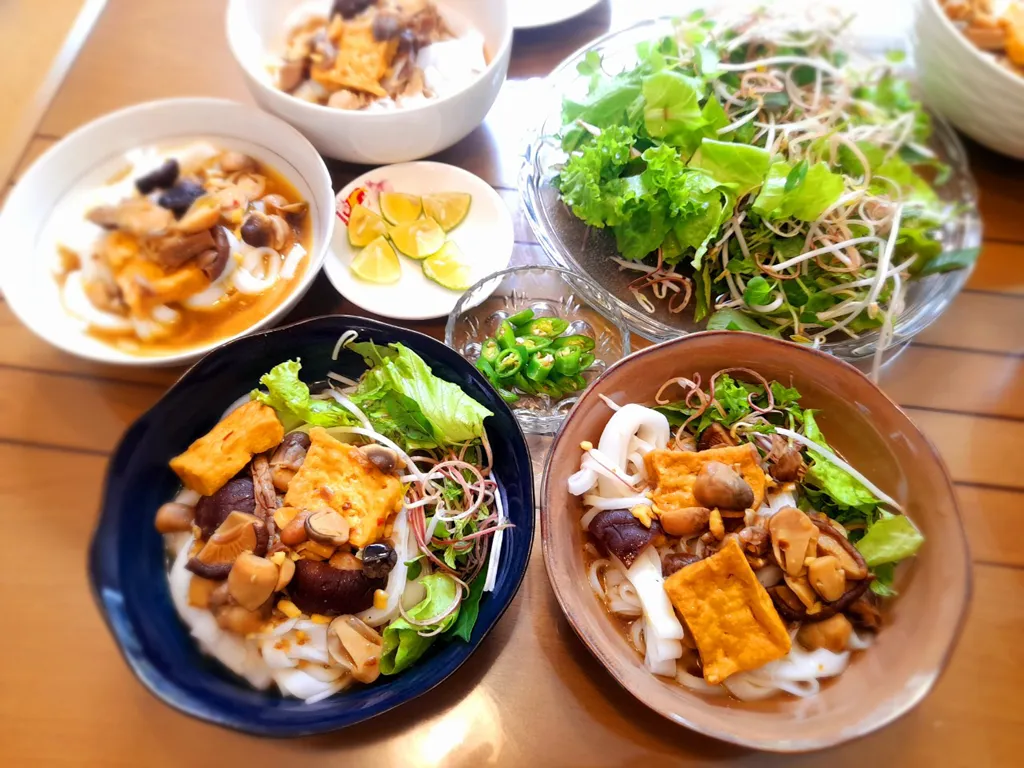 Lưu ý khi nấu mì Quảng chay