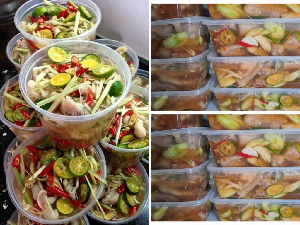 Chân Gà Ngâm Sả Tắc