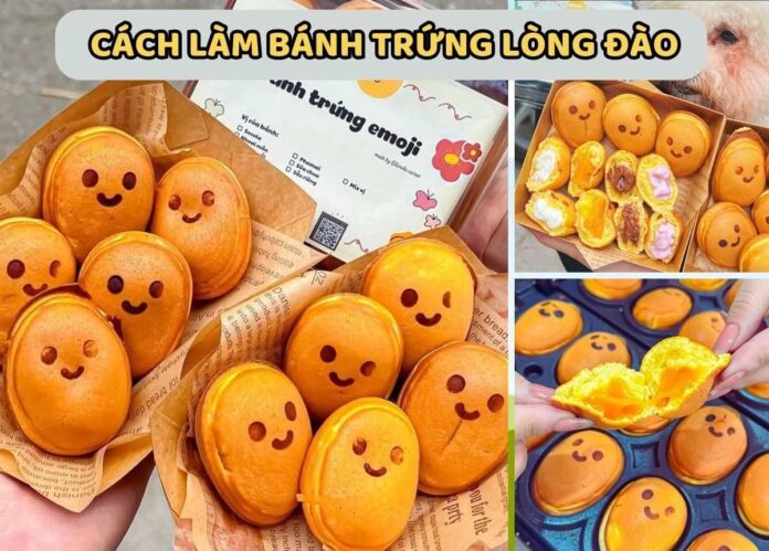 cách làm bánh trứng lòng đào