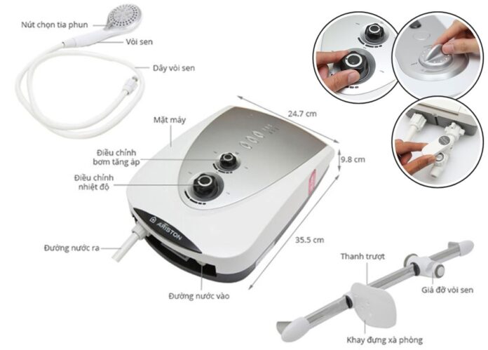Cách sử dụng máy nước nóng Ariston đúng cách, chính xác nhất