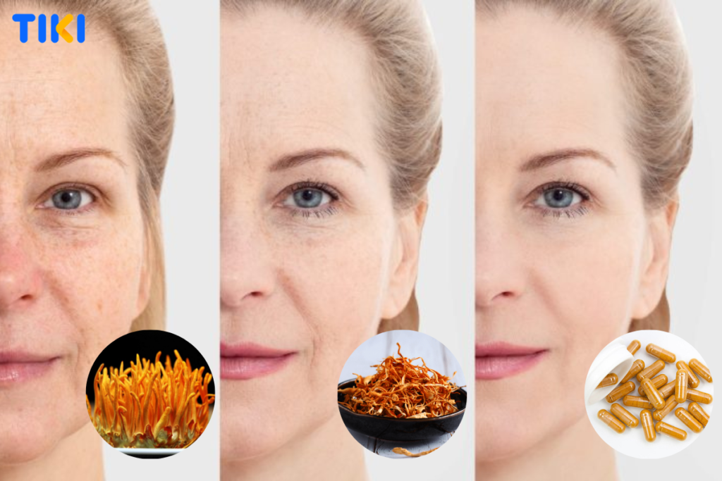 Sử dụng đông trùng hạ thảo giúp chống lão hoá