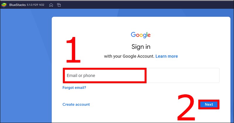 Sử dụng email hoặc số điện thoại để đăng nhập