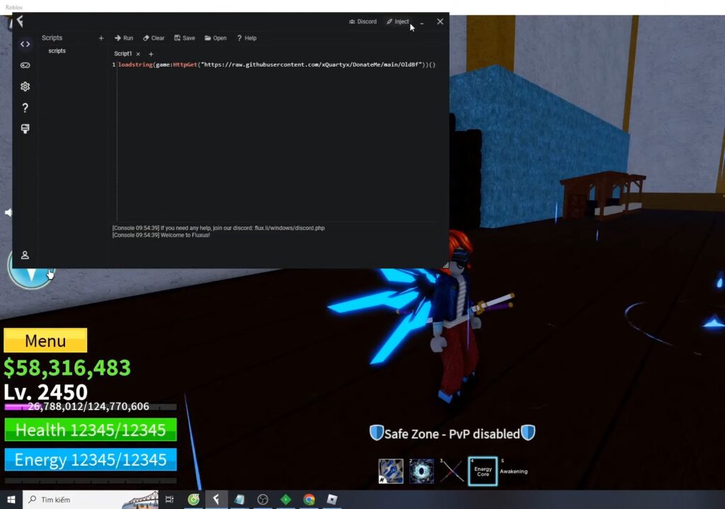 Cách hack blox fruit trên máy tính